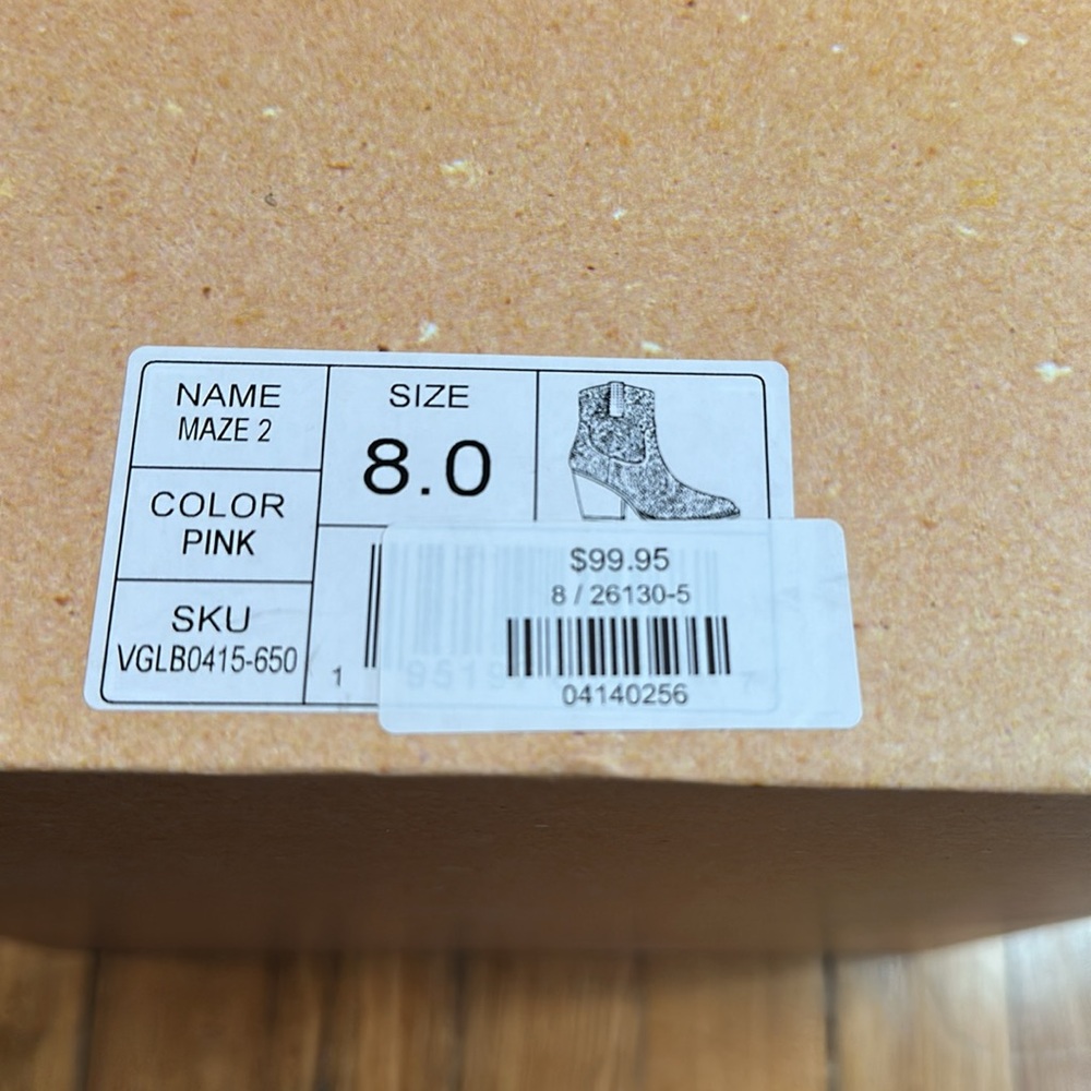 CVery G Rhinstone pink Ankle Boots - Picture 5 of 5